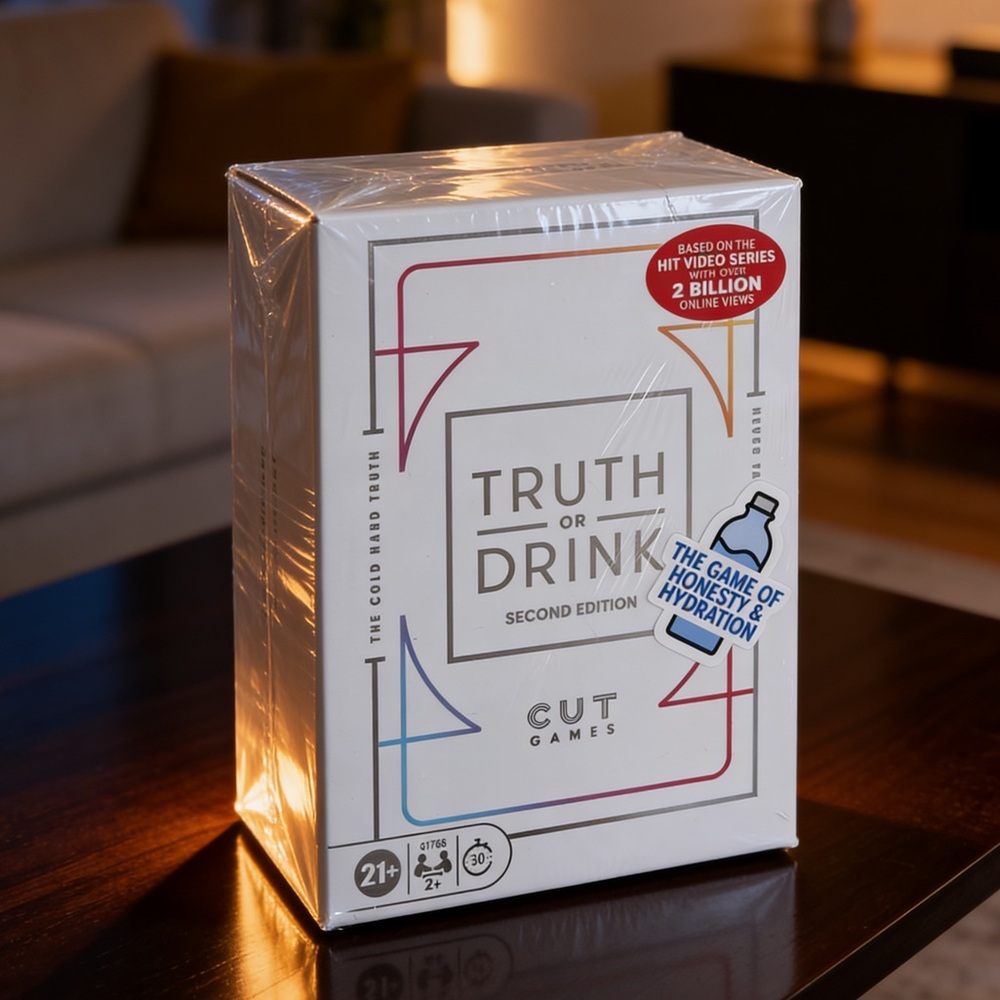 Truth or Drink Card Game by Cut Hasbro Gaming Second Edition 410 question cards